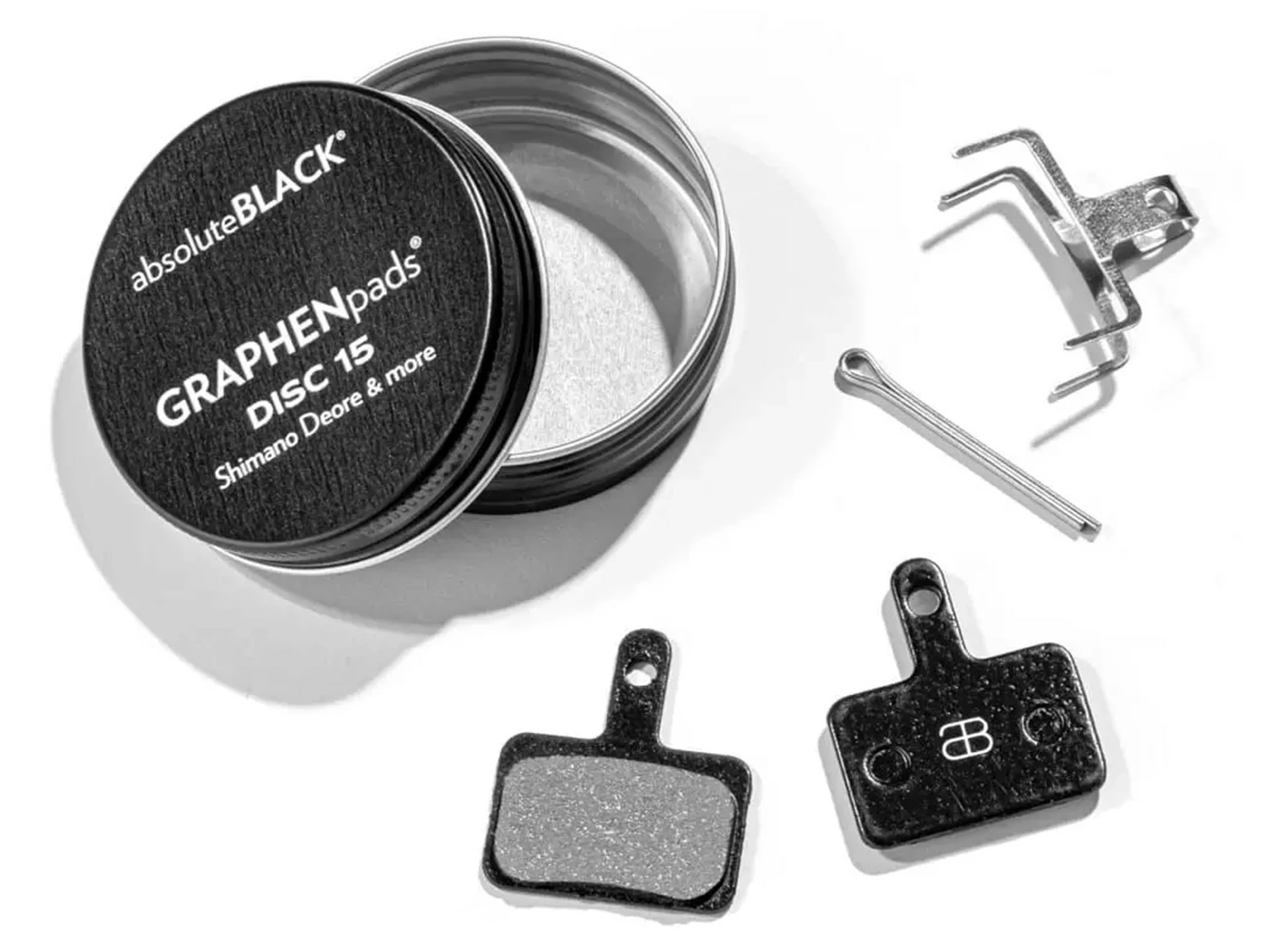 Absolute Black AbsoluteBLACK Shimano Deore GRAPHENpads Plaquettes De Frein Graphène – Image 2