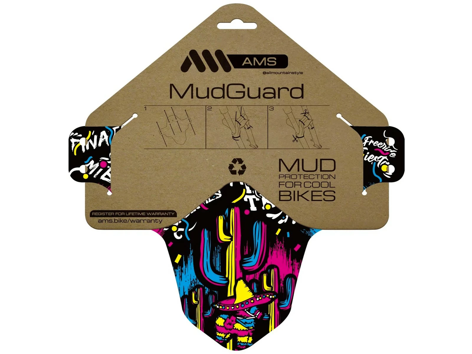 All-mountain-style AMS Garde Boue Avant Freeride Fiesta Mud Guard