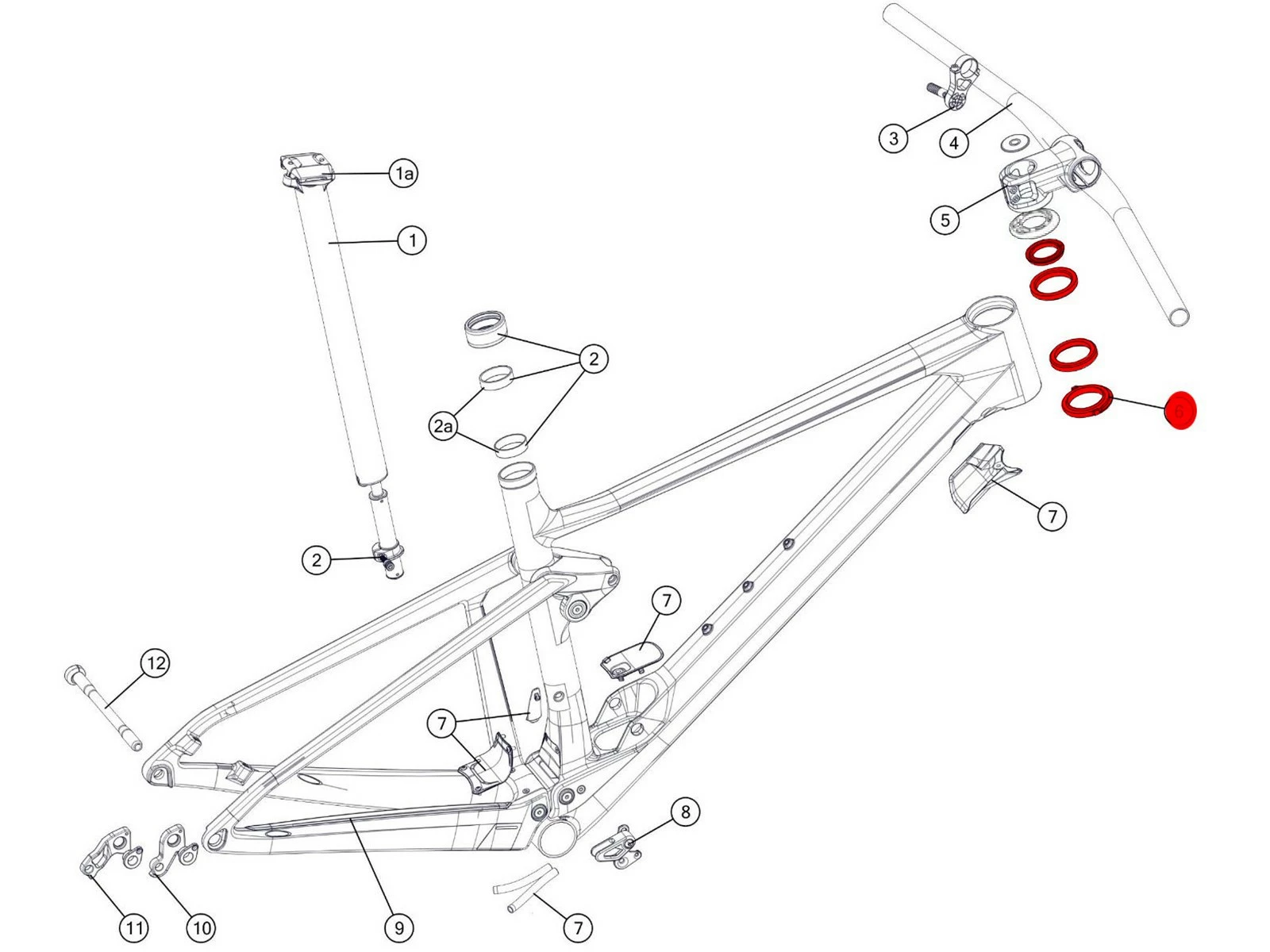 BMC Jeu De Direction Pour Fourstroke 01, Twostroke 01, Twostroke AL - 301737 – Image 2