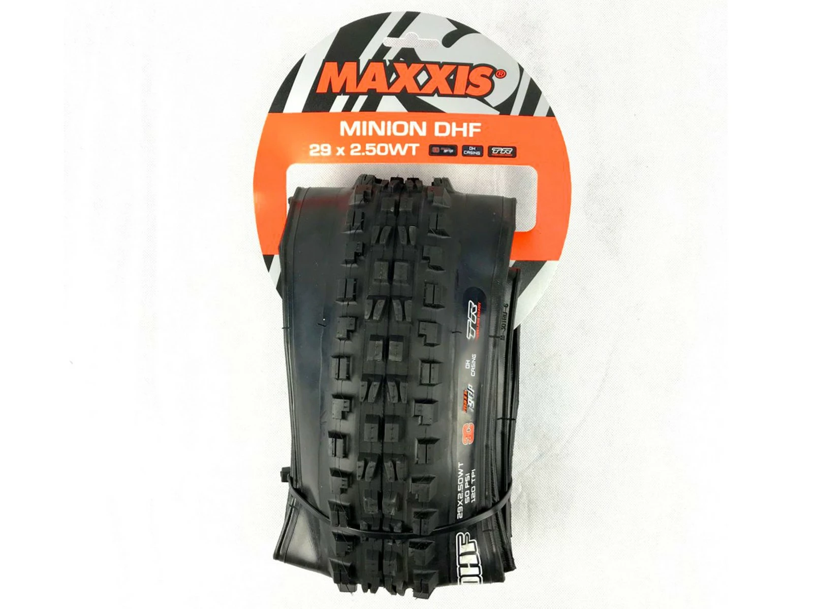 MAXXIS Minion DHF Pneu Souple 3C MaxxGrip Downhill WT TR 29 X 2,5 Pouces – Image 4