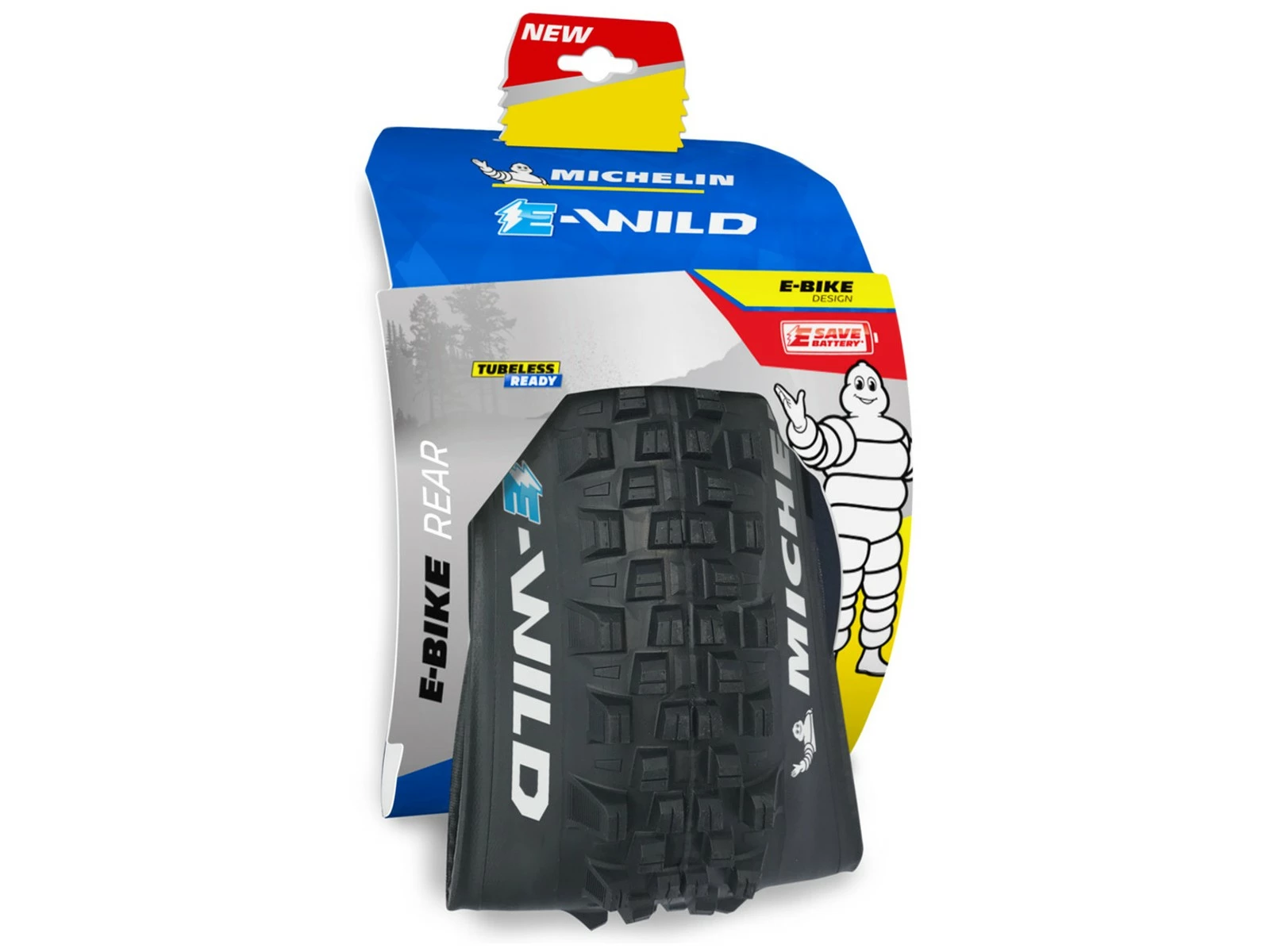 MICHELIN E-Wild Rear Pneu Souple - 27,5 X 2,6 Et 2,8 Pouces – Image 5