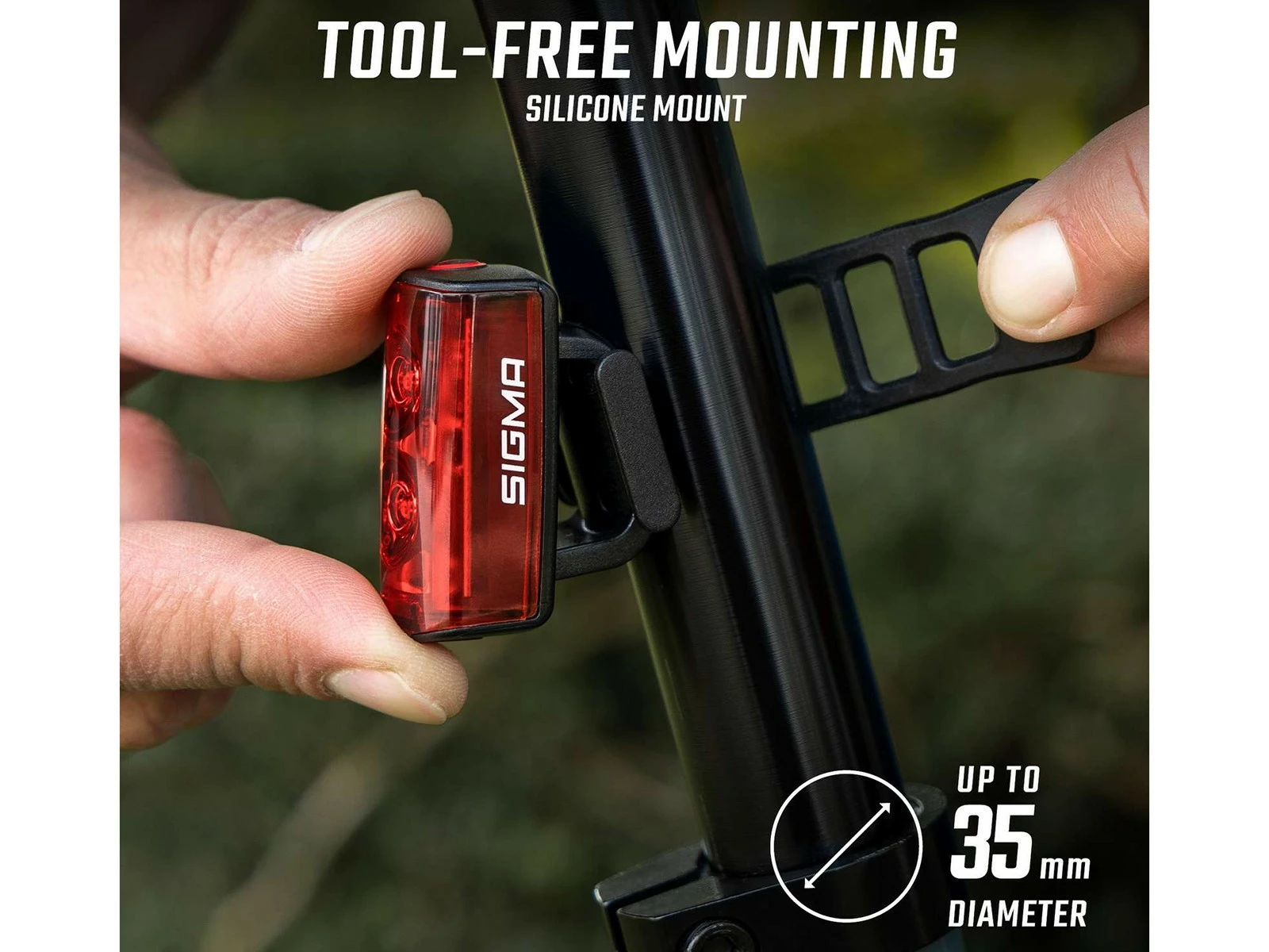 SIGMA Buster 80 RL éclairage Arrière USB / LED 7h D'autonomie – Image 7