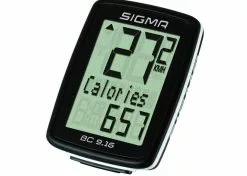 SIGMA Compteur BC 9.16 Noir (9 Fonctions)