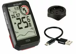 SIGMA Compteur ROX4.0 GPS Noir Altimètre