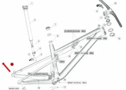 BMC Axe Traversant N°8 Twostroke AL MY2021 / Fourstroke 01 MY2023 - 30000706