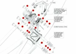 BMC Kit De Visserie Et Roulements Pour Fourstroke / FS01 2023 - 30004037