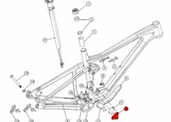 BMC Patte De Dérailleur Avant Speedfox Agonist - 301194