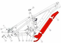 BMC Protections Tube Diagonal Trailfox AMP 301241
