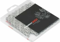 SRAM Chaîne PC X01 12v Eagle 126 Maillons Silver + Power Lock